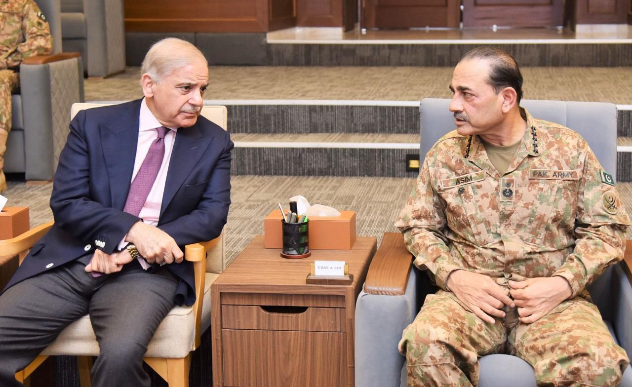PM Sharif briefed at military headquarters as Pakistan inflicts heavy Taliban losses